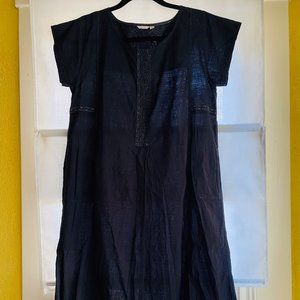Handwoven indigo INJIRI dress